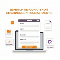 Шаблон персональной страницы для работы